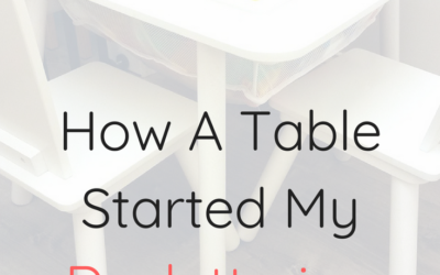 How A Table Started My Clutterfree Journey