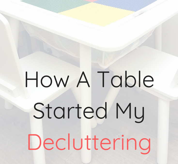How A Table Started My Clutterfree Journey